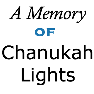 Chanukah lights
